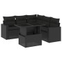 6-piece garden sofa set and black synthetic rattan cushions by vidaXL, Garden sets - Ref: Foro24-3267265, Price: 411,85 €, Di...