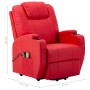 Red synthetic leather elevating massage chair by vidaXL, Electric massage chairs - Ref: Foro24-289762, Price: 496,43 €, Disco...