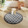 Black PP outdoor rug Ø120 cm by vidaXL, Outdoor protectors - Ref: Foro24-368462, Price: 21,99 €, Discount: %