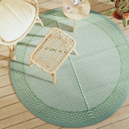 Green PP outdoor rug Ø160 cm by vidaXL, Outdoor protectors - Ref: Foro24-368527, Price: 29,99 €, Discount: %