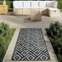 Black and white PP outdoor rug 80x150 cm by vidaXL, Outdoor protectors - Ref: Foro24-368571, Price: 20,99 €, Discount: %