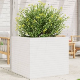 Solid white pine wood planter 80x80x68.5 cm by vidaXL, Pots and planters - Ref: Foro24-3282480, Price: 258,99 €, Discount: %