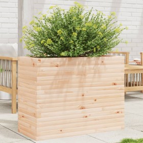 Jardinera madera maciza de pino 90x40x68,5 cm de vidaXL, Maceteros y jardineras - Ref: Foro24-3282489, Precio: 177,99 €, Desc...