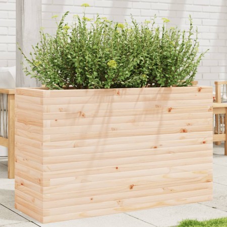 Jardinera madera maciza de pino 110x40x68,5 cm de vidaXL, Maceteros y jardineras - Ref: Foro24-3282494, Precio: 205,55 €, Des...