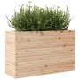 Jardinera madera maciza de pino 110x40x68,5 cm de vidaXL, Maceteros y jardineras - Ref: Foro24-3282494, Precio: 205,55 €, Des...