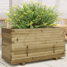 Impregnated pine wood planter 90x40x49.5 cm by vidaXL, Pots and planters - Ref: Foro24-3282558, Price: 156,99 €, Discount: %