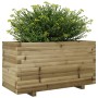 Jardinera madera de pino impregnada 90x40x49,5 cm de vidaXL, Maceteros y jardineras - Ref: Foro24-3282558, Precio: 153,99 €, ...