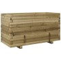 Jardinera madera de pino impregnada 90x40x49,5 cm de vidaXL, Maceteros y jardineras - Ref: Foro24-3282558, Precio: 153,99 €, ...