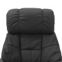 Sillón reclinable masaje cuero sintético madera curvada gris de vidaXL, Sillones de masaje eléctricos - Ref: Foro24-289868, P...