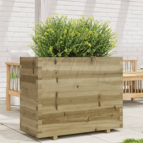 Jardinera madera de pino impregnada 90x40x72,5 cm de vidaXL, Maceteros y jardineras - Ref: Foro24-3282598, Precio: 217,99 €, ...