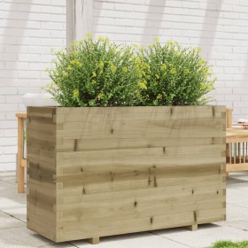 Jardinera madera de pino impregnada 110x40x72,5 cm de vidaXL, Maceteros y jardineras - Ref: Foro24-3282603, Precio: 248,99 €,...