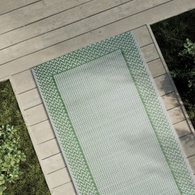 Alfombra de exterior PP verde 80x250 cm de vidaXL, Protectores para exterior - Ref: Foro24-316955, Precio: 23,05 €, Descuento: %