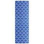 Alfombra de exterior PP azul 80x250 cm de vidaXL, Protectores para exterior - Ref: Foro24-316997, Precio: 26,20 €, Descuento: %