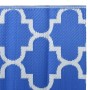 Alfombra de exterior PP azul 80x250 cm de vidaXL, Protectores para exterior - Ref: Foro24-316997, Precio: 26,20 €, Descuento: %