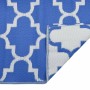 Alfombra de exterior PP azul 80x250 cm de vidaXL, Protectores para exterior - Ref: Foro24-316997, Precio: 26,20 €, Descuento: %