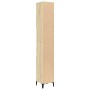 Armario de baño madera contrachapada roble Sonoma 30x30x190 cm de vidaXL, Tocadores de baño - Ref: Foro24-847388, Precio: 79,...