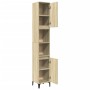 Sonoma oak plywood bathroom cabinet 30x30x190 cm by vidaXL, bathroom vanities - Ref: Foro24-847388, Price: 79,61 €, Discount: %