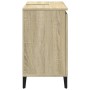 Armario de baño madera contrachapada roble Sonoma 65x33x60 cm de vidaXL, Tocadores de baño - Ref: Foro24-847405, Precio: 64,9...