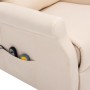 Hebbarer Massagesessel aus cremefarbenem Stoff von vidaXL, Elektrische Massagesessel - Ref: Foro24-289749, Preis: 362,44 €, R...