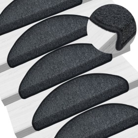 Stair mats 15 units anthracite gray 65x24x4 cm by vidaXL, Stair mats - Ref: Foro24-133884, Price: 64,18 €, Discount: %