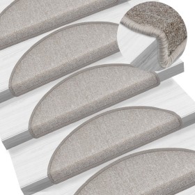 Stair mats 15 units taupe 65x24x4 cm by vidaXL, Stair mats - Ref: Foro24-133890, Price: 88,99 €, Discount: %