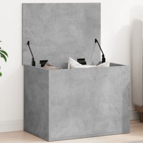 Concrete gray engineered wood storage box 60x42x46 cm by vidaXL, Storage trunks - Ref: Foro24-840656, Price: 54,68 €, Discoun...