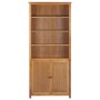 Bookcase with 2 solid oak wood doors 90x30x200 cm by vidaXL, Bookcases and shelves - Ref: Foro24-289178, Price: 381,92 €, Dis...