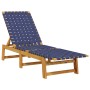 Loungers with table 2 pcs solid dark blue acacia wood by vidaXL, Loungers - Ref: Foro24-3214218, Price: 238,13 €, Discount: %