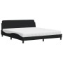 Bed with black fabric mattress 180x200 cm by vidaXL, Beds and slatted bases - Ref: Foro24-3208446, Price: 391,96 €, Discount: %