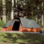 Family tent with waterproof dome 9 people gray orange by vidaXL, tents - Ref: Foro24-94565, Price: 154,99 €, Discount: %