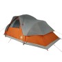 Tienda familiar con cúpula impermeable 9 personas gris naranja de vidaXL, Tiendas de campaña - Ref: Foro24-94565, Precio: 154...