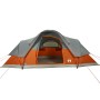 Family tent with waterproof dome 9 people gray orange by vidaXL, tents - Ref: Foro24-94565, Price: 154,99 €, Discount: %