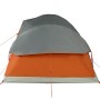 Tienda familiar con cúpula impermeable 9 personas gris naranja de vidaXL, Tiendas de campaña - Ref: Foro24-94565, Precio: 154...