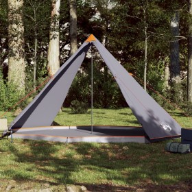 Family teepee tent for 8 people waterproof gray orange by vidaXL, tents - Ref: Foro24-94584, Price: 81,59 €, Discount: %