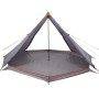 Familien-Tipi-Zelt für 8 Personen, wasserdicht, grau-orange von vidaXL, Zelte - Ref: Foro24-94584, Preis: 81,59 €, Rabatt: %