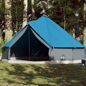 Family tent tipi 12 people waterproof blue by vidaXL, tents - Ref: Foro24-94592, Price: 245,99 €, Discount: %