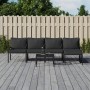 6-piece garden furniture set, steel with gray cushions by vidaXL, Garden sets - Ref: Foro24-3187951, Price: 463,73 €, Discoun...