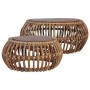 Couchtische 2 Einheiten aus natürlichem Rattan von vidaXL, Couchtisch - Ref: Foro24-283082, Preis: 246,22 €, Rabatt: %