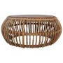 Couchtische 2 Einheiten aus natürlichem Rattan von vidaXL, Couchtisch - Ref: Foro24-283082, Preis: 246,22 €, Rabatt: %