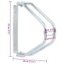 Soporte de pared para bicicletas 2 uds acero galvanizado de vidaXL, Bases y soportes para almacenar bicicletas - Ref: Foro24-...