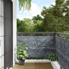 Garden privacy screen PVC gray stone look 300x75 cm by vidaXL, fence panels - Ref: Foro24-4005412, Price: 19,99 €, Discount: %