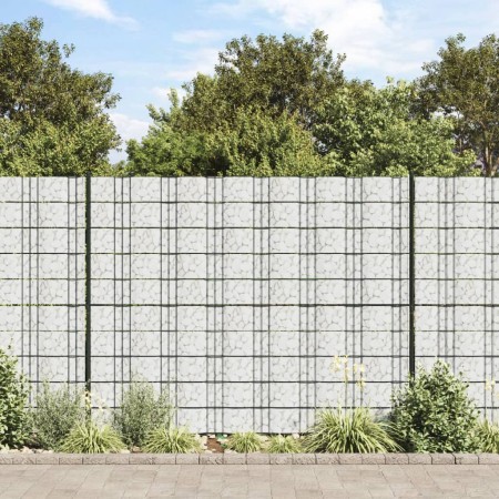 Garden privacy screen PVC gray marble stone 35x0.19 m by vidaXL, fence panels - Ref: Foro24-4005543, Price: 32,50 €, Discount: %