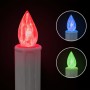 Velas LED inalámbricas de Navidad mando distancia 30 uds RGB de vidaXL, Arreglos ornamentales festivos - Ref: Foro24-50987, P...