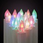 Velas LED inalámbricas de Navidad mando distancia 30 uds RGB de vidaXL, Arreglos ornamentales festivos - Ref: Foro24-50987, P...