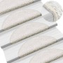 Stair tread mats 15 pcs white 56x17x3 cm by vidaXL, Stair mats - Ref: Foro24-133898, Price: 69,93 €, Discount: %