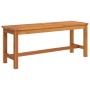 Banco de jardín madera maciza de acacia 110x35x45 cm de vidaXL, Bancos de jardín - Ref: Foro24-319419, Precio: 87,17 €, Descu...