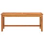 Garden bench solid acacia wood 110x35x45 cm by vidaXL, garden benches - Ref: Foro24-319419, Price: 87,17 €, Discount: %