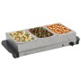 Buffetwärmer aus Edelstahl 200 W 3x1,5 L von vidaXL, Speisenwärmer - Ref: Foro24-50978, Preis: 98,80 €, Rabatt: %