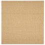 Alfombra de sisal natural 100x100 cm de vidaXL, Alfombras - Ref: Foro24-136310, Precio: 57,12 €, Descuento: %