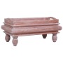 Mesa de centro de madera maciza de caoba marrón 90x50x40 cm de vidaXL, Mesas de centro - Ref: Foro24-283850, Precio: 163,99 €...